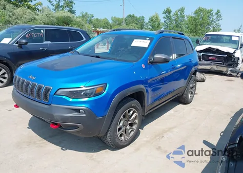 2020 Jeep Cherokee Trailhawk 4X4 z USA, uszkodzony, nr VIN 1C4PJMBX1LD520671